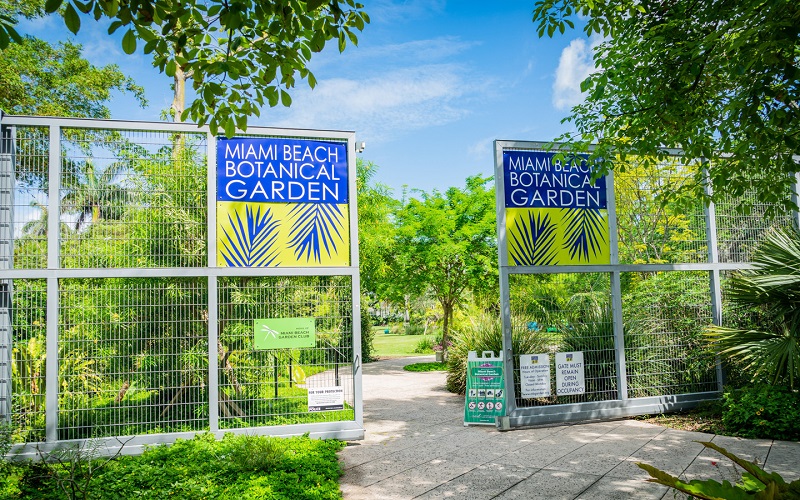 Jardim Botânico em Miami na Flórida