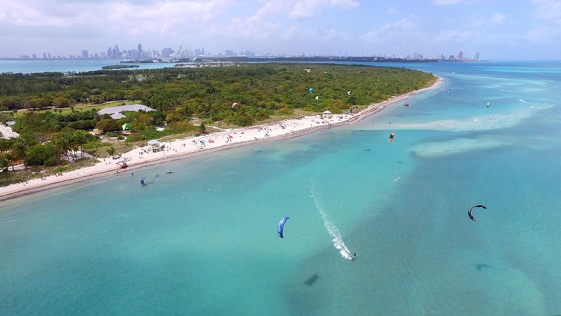 Praia Key Biscayne Beach em Miami