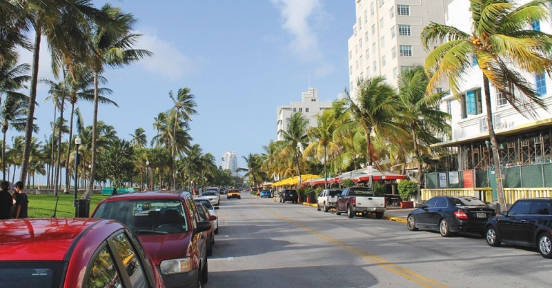 Passeios românticos em Miami: Ocean Drive