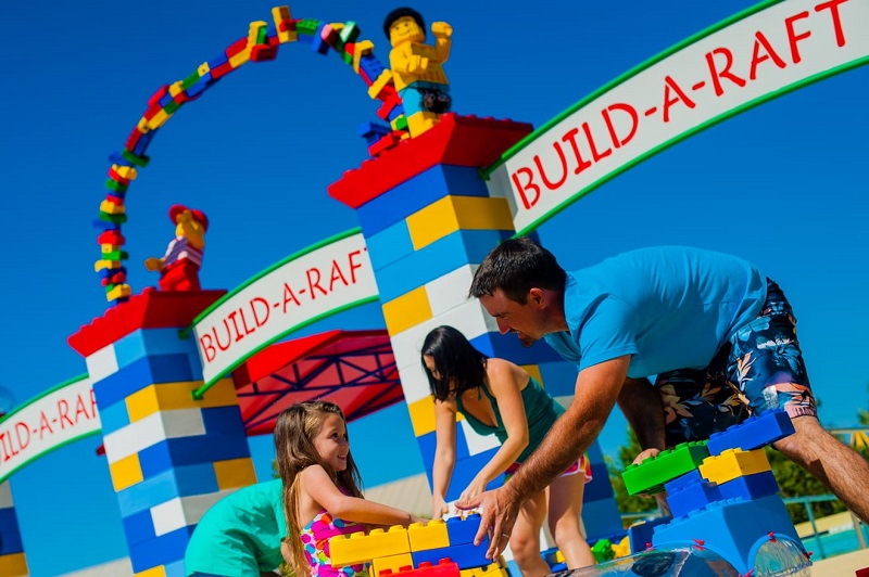 Família na Legoland Florida
